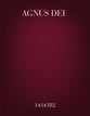 Agnus Dei SATB choral sheet music cover